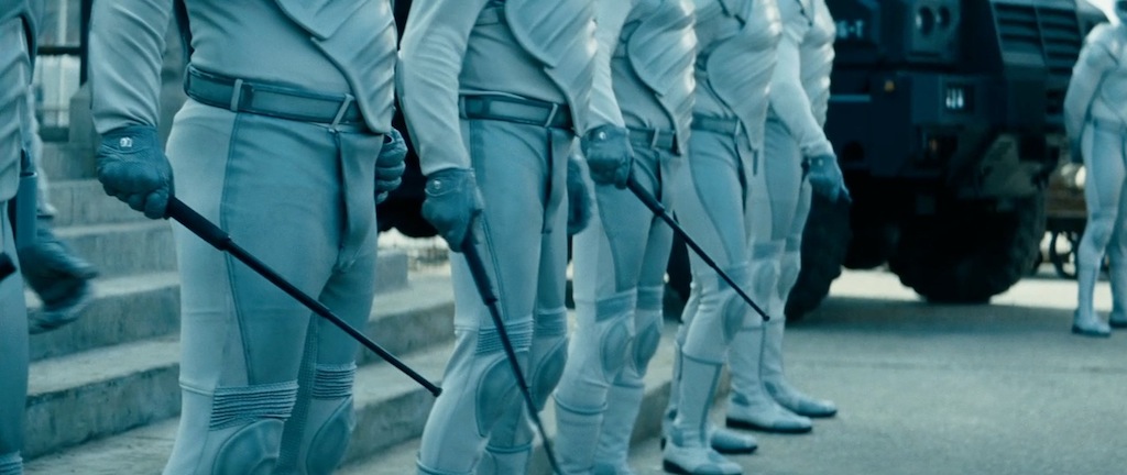 The Hunger Games Catching Fire Trailer Screenshot Capitol Peacekeepers