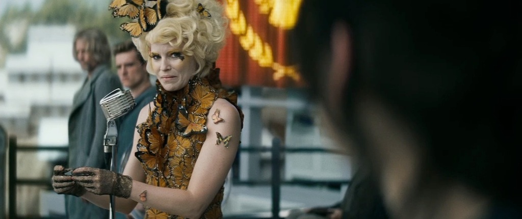 The Hunger Games Catching Fire Trailer Screenshot Effie Trinket