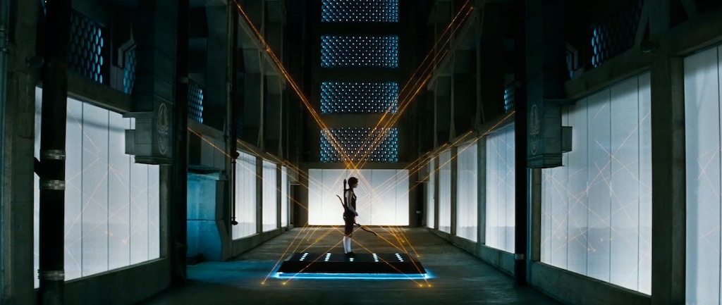 The Hunger Games Catching Fire Trailer Screenshot Katniss Simulation Training