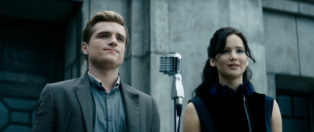 The Hunger Games Catching Fire Trailer Screenshot Peeta and Katniss