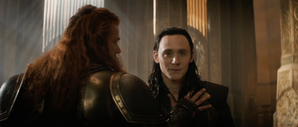 Thor The Dark World Movie Trailer Screenshot Loki and Volstagg