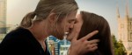 Thor The Dark World Movie Trailer Screenshot Thor and Jane Kissing