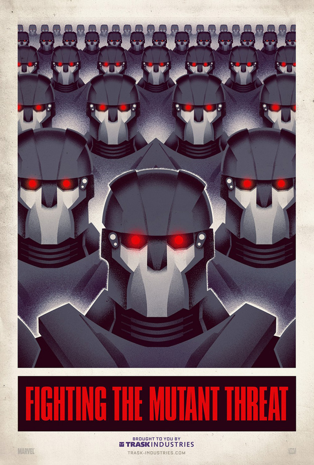 X-Men Days of Futuer Past Teaser Poster Sentinels