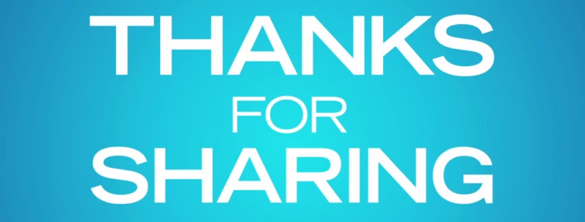 Thanks for Sharing Title Movie Logo