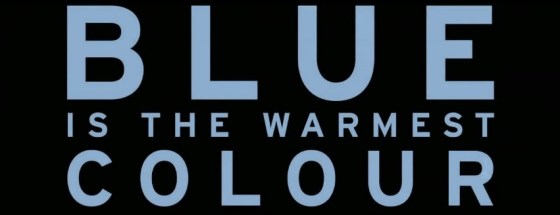 Blue is the Warmest Color Title Movie Logo