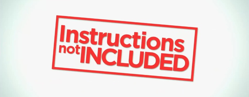 Instructions Not Included Title Movie Logo