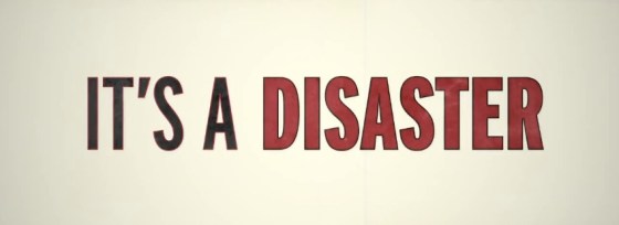 It's A Disaster Title Movie Logo