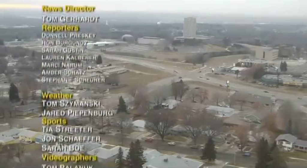 KX Newscast Credits Ron Burgundy