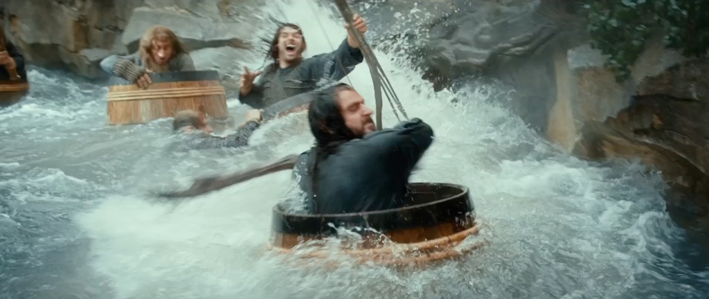 The Hobbit The Desolation of Smaug Teaser Barrel Fight