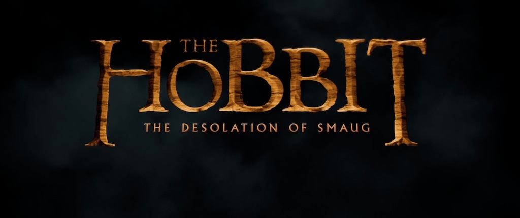 The Hobbit The Desolation of Smaug Title Movie Logo