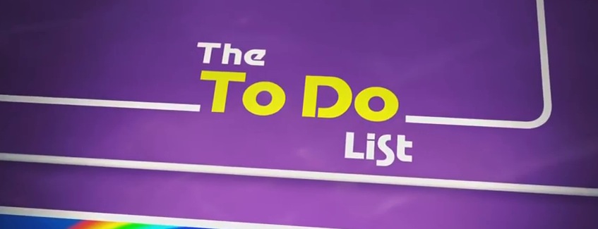 The To Do List Title Movie Logo