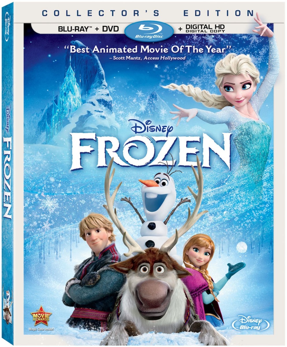 Disneys Animation Frozen Blu-Ray Box Art