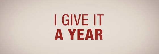I Give It A Year Movie Title Logo