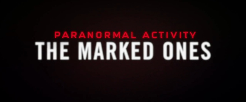 Paranormal Activity The Marked Ones Title Movie Logo