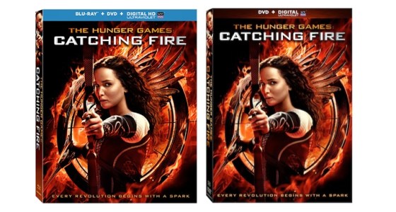 The Hunger Games Catching Fire Blu-ray DVD Box Cover Art