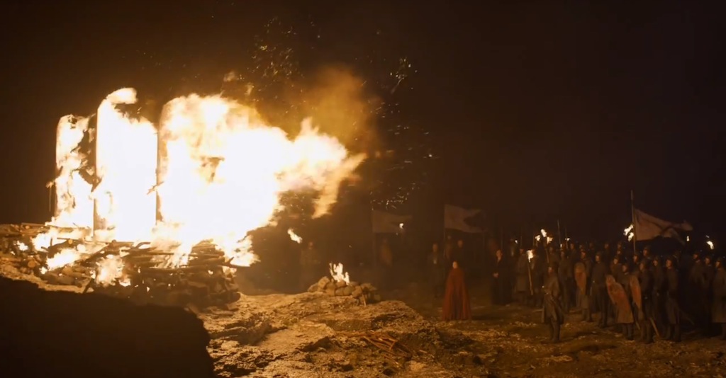 Game of Thrones Season 4 Vengeance Trailer Bon Fire