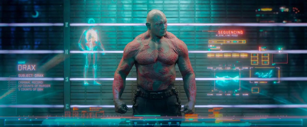 Guardians of the Galaxy Teaser Trailer Dave Bautista