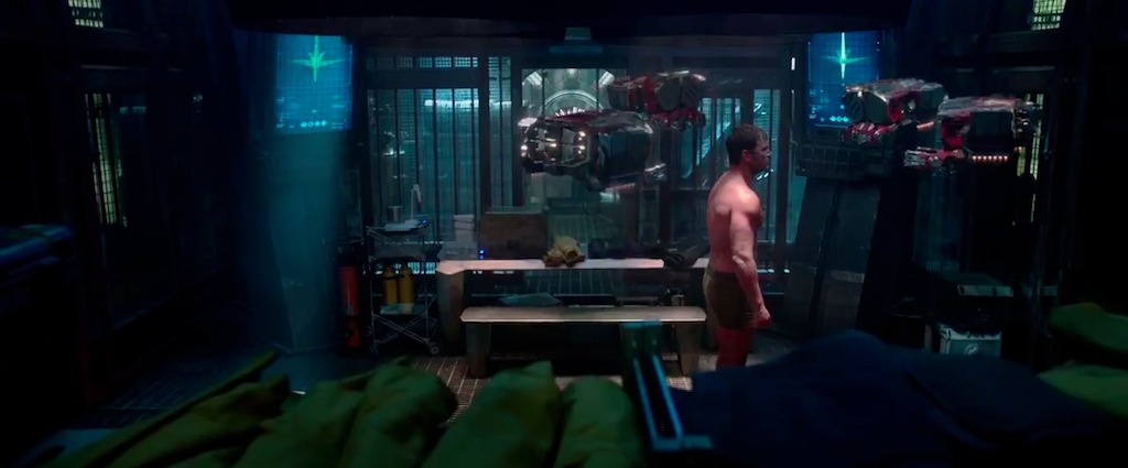 Guardians of the Galaxy Teaser Trailer Peter Quill Naked