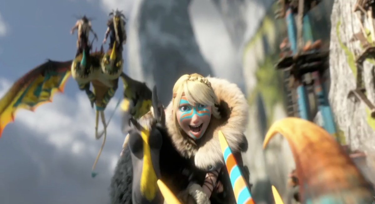 How to Train Your Dragon 2 Movie Trailer Astrid Face Paint