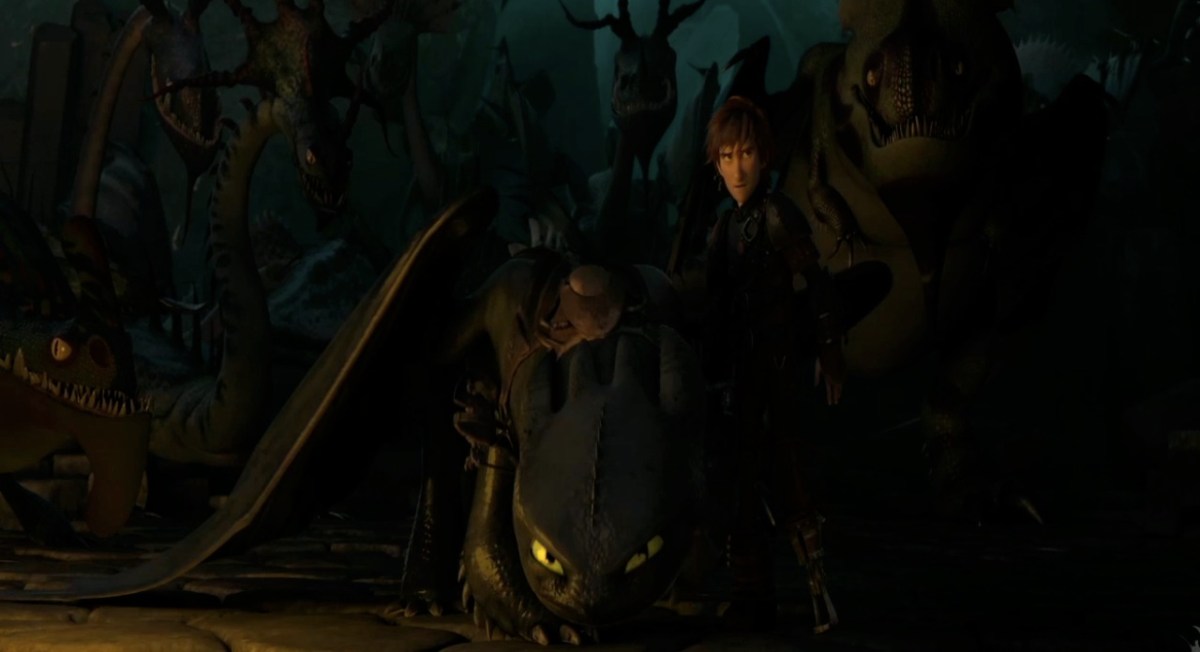 How to Train Your Dragon 2 Movie Trailer Cautious Toothless
