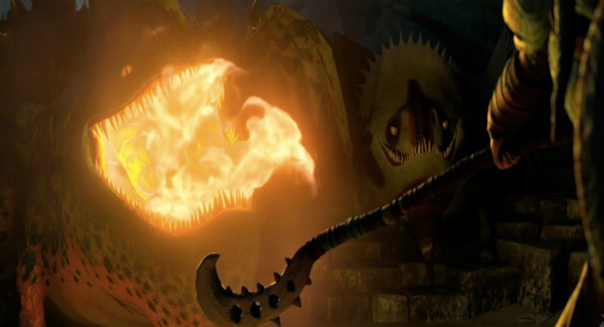 How to Train Your Dragon 2 Movie Trailer Fire Dragon