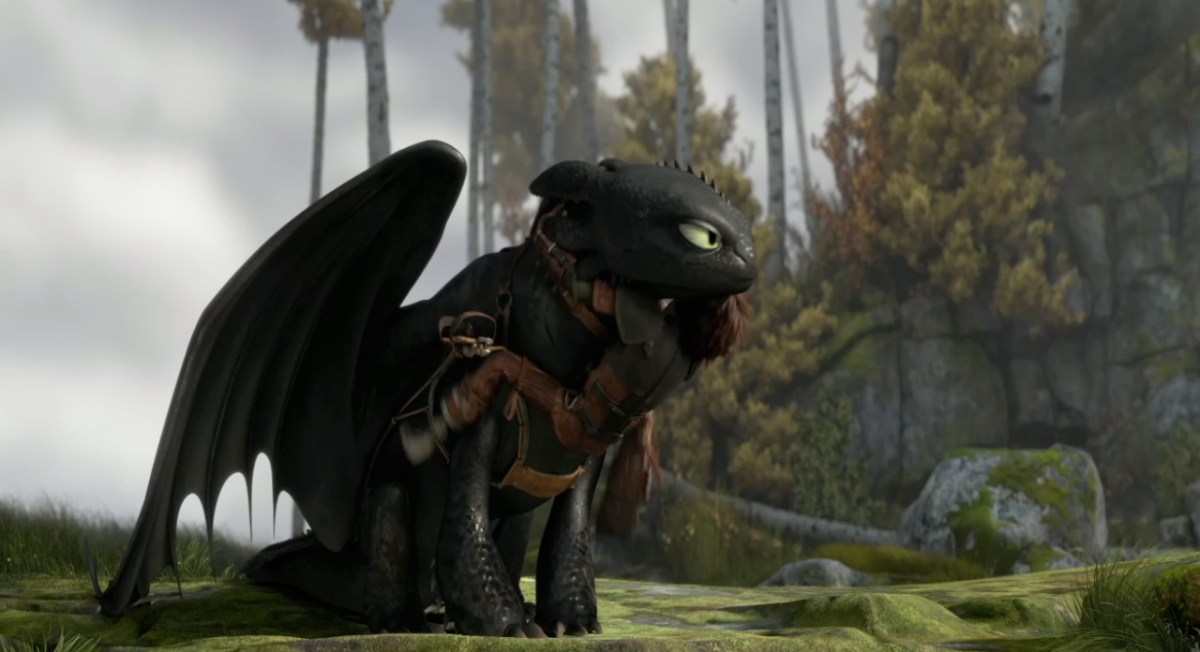 How to Train Your Dragon 2 Movie Trailer Hiccup Climbing Toothless
