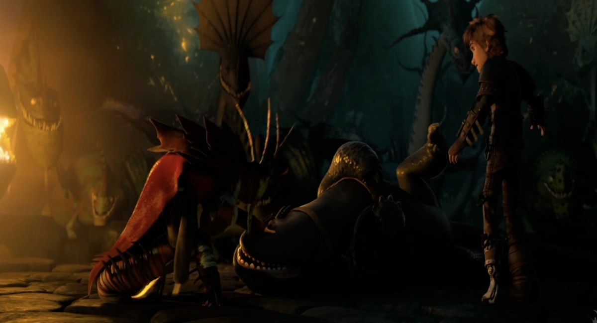 How to Train Your Dragon 2 Movie Trailer Petting Toothless