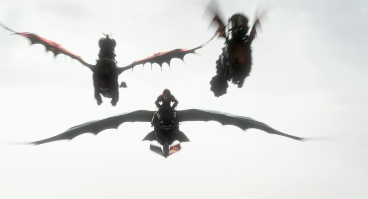 How to Train Your Dragon 2 Movie Trailer Toothless Fighting