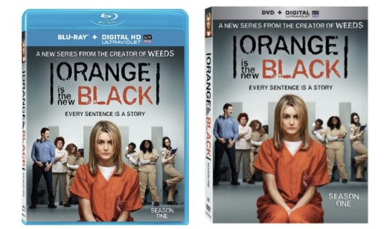 Orange is the New Black Blu Ray and DVD Cover Art