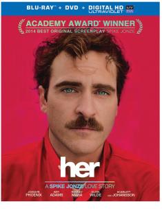 Her Movie 2014 Blu-Ray Box Cover Art