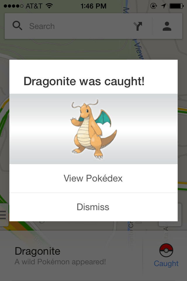 Pokemon Challenge Google Maps April Fools 2014 Dragonite
