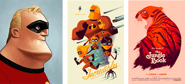 SXSW 2014 Mondo's Exclusive Disney Themed Gallery Nothing's Impossible