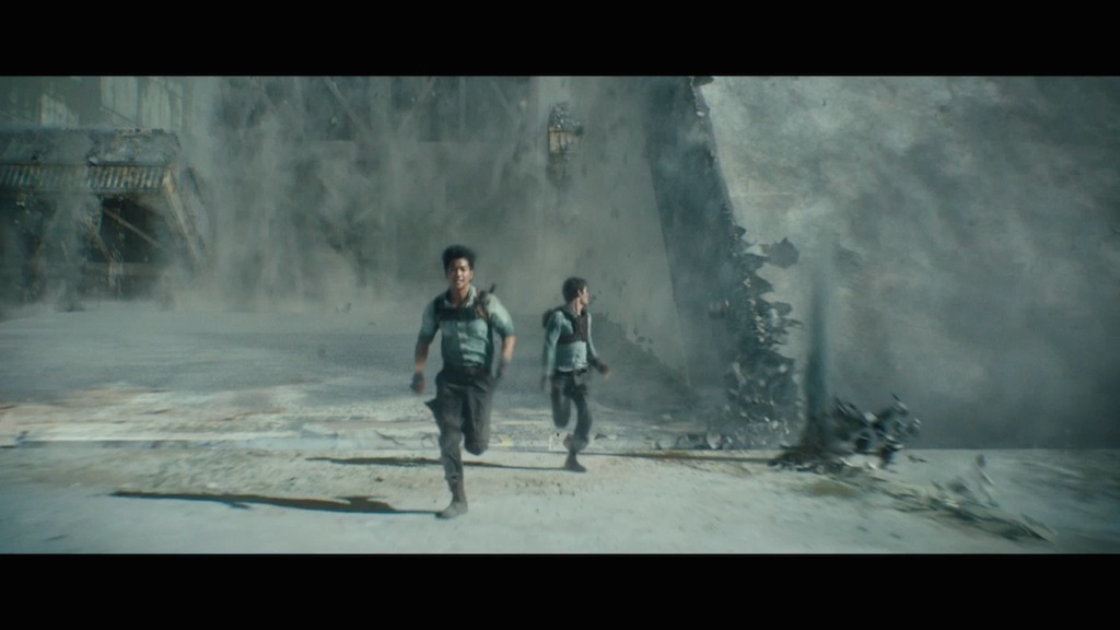 The Maze Runner Trailer Still Destruction