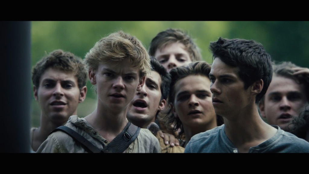 The Maze Runner Trailer Still Thomas and Newt