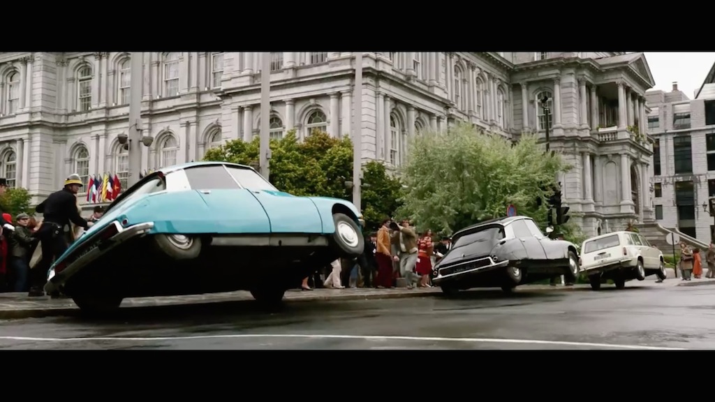 X-Men Days of Future Past Movie Screenshot Lifted Cars