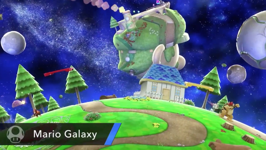 Super Smash Bros. 2014 Wii U Mario Galaxy Stage