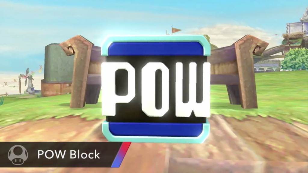 Super Smash Bros. 2014 Wii U POW Block Item