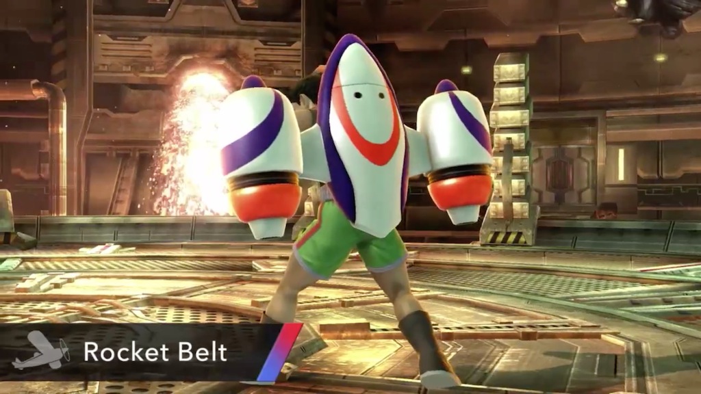 Super Smash Bros. 2014 Wii U Rocket Belt Item