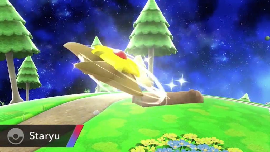 Super Smash Bros. 2014 Wii U Staryu Pokemon