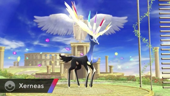 Super Smash Bros. 2014 Wii U Xerneas Pokemon