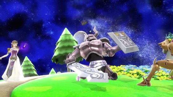 Super Smash Bros. 2014 Wii U Zelda Phantom Knight Attack