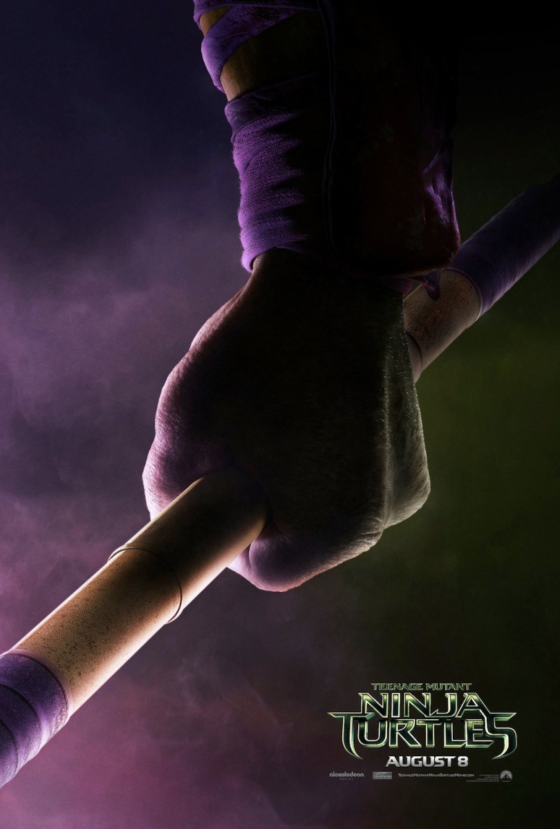 Teenage Mutant Ninja Turtles 2014 Movie Teaser Poster Donatello