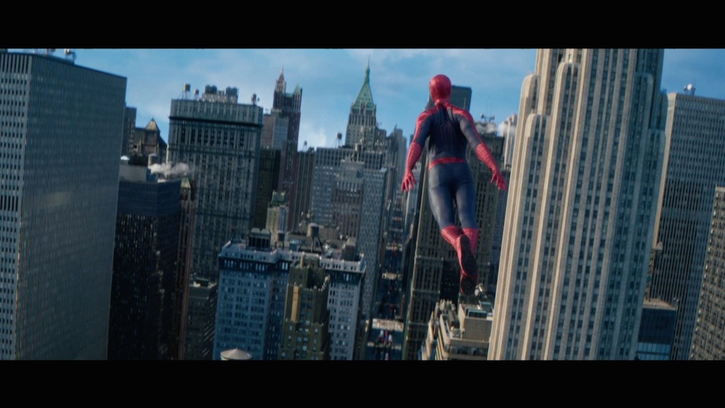 The Amazing Spider-Man 2 Movie Screenshot Behind Costume