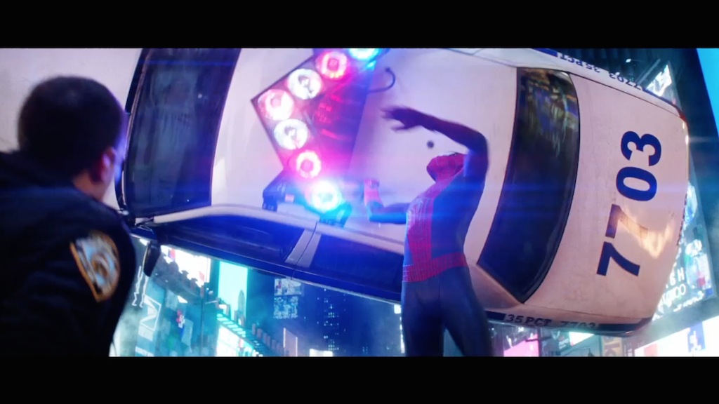 The Amazing Spider-Man 2 Movie Screenshot Cop Car