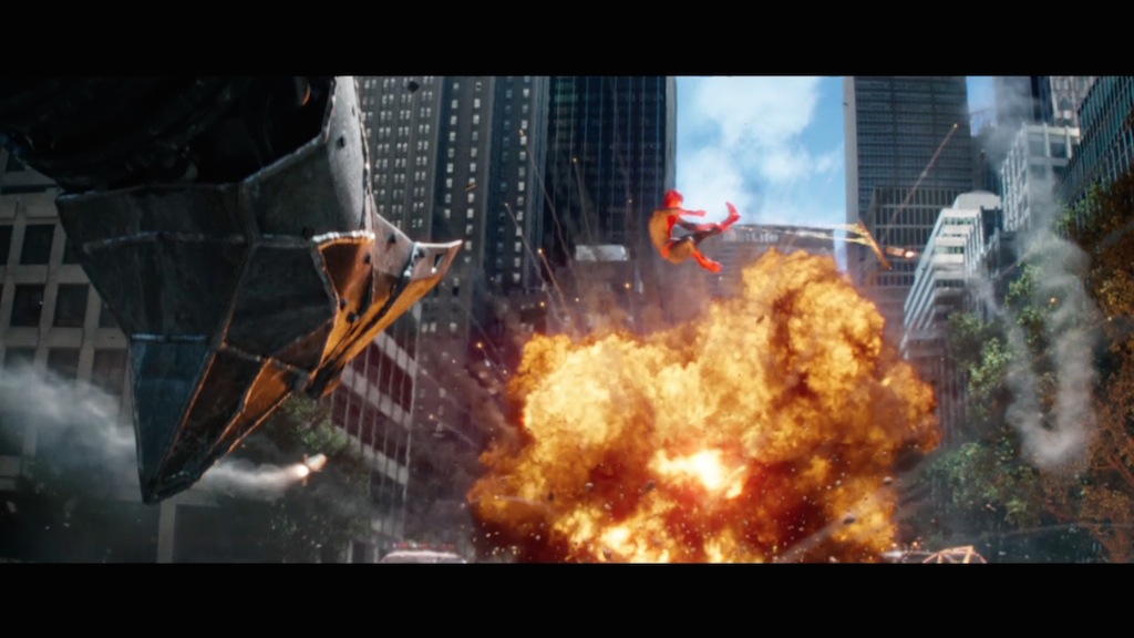 The Amazing Spider-Man 2 Movie Screenshot Rocket Explosion