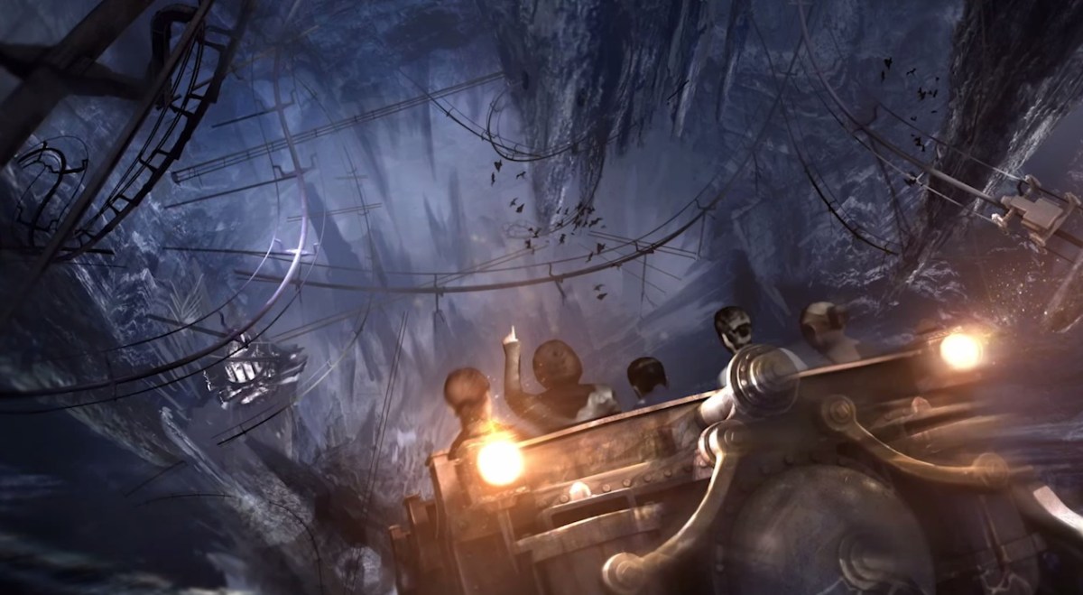 ‘Harry Potter and the Escape from Gringotts’ Concept Art 9