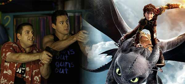 Box Office Battlefield 22 Jump Street and How to Train Your Dragon 2