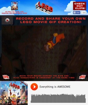 The LEGO Movie GIF Creator