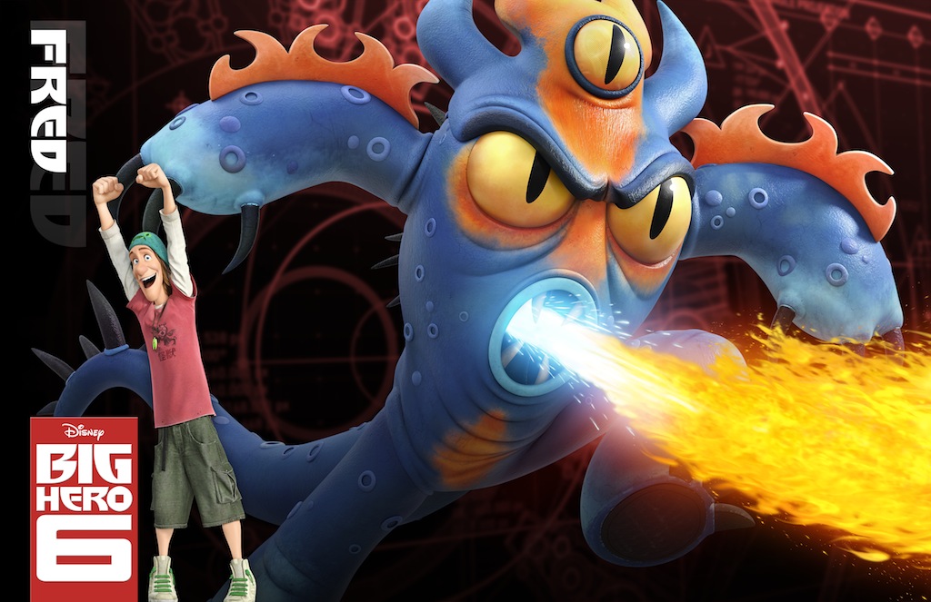big hero 6 character poster fred