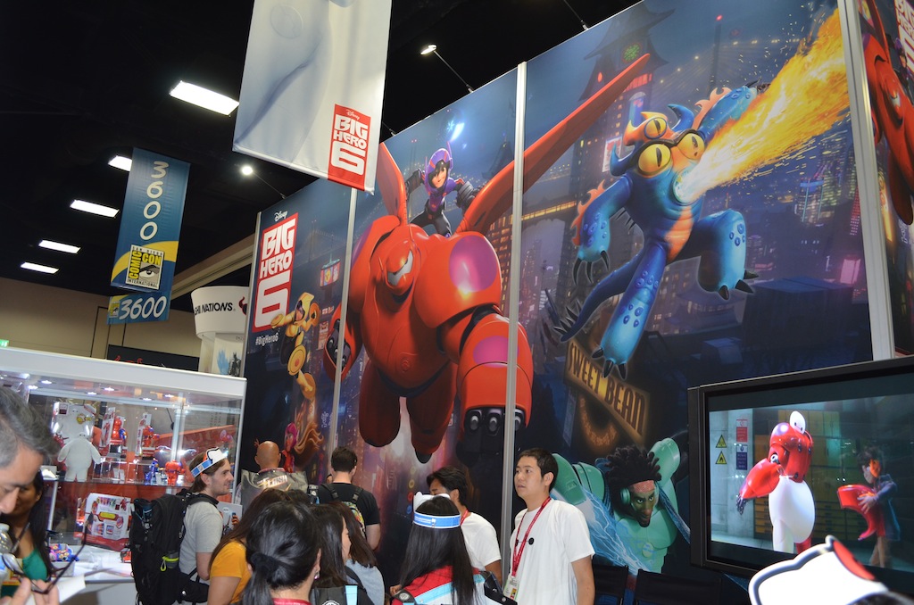 Comic-Con 2014 Big Hero 6 Disney Booth